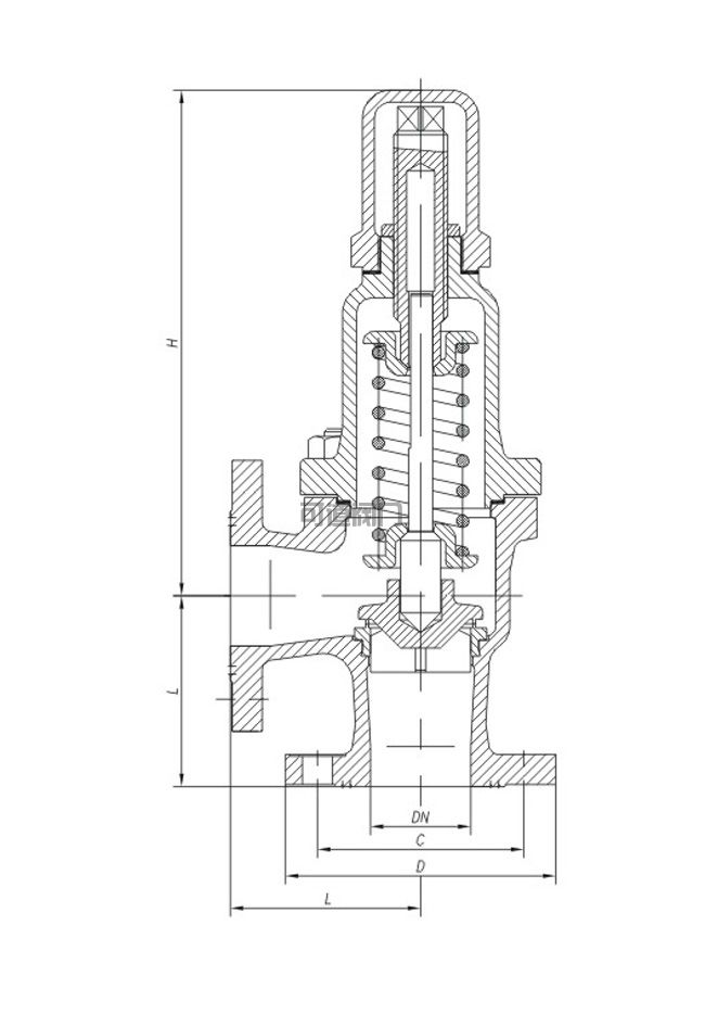 船用壓力釋放閥CB/T3843-2000(圖1)
