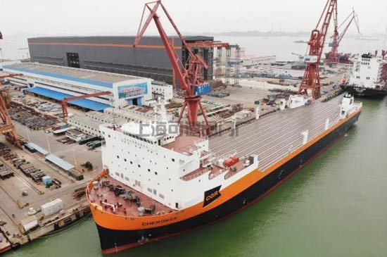 黃埔文沖：火車(chē)船火車(chē)軌道安裝攻關(guān)劃上圓滿的句號(hào)(圖1)