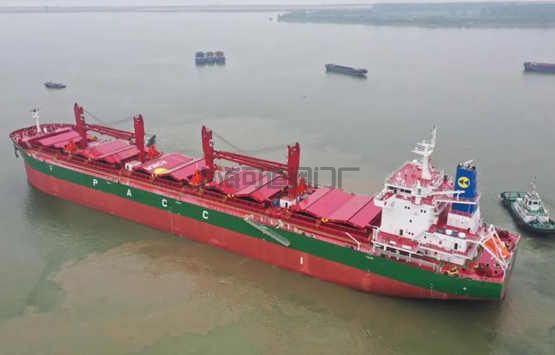 新大洋造船交付兩艘皇冠63散貨船(圖3)
