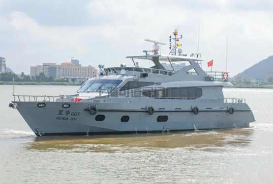 江龍船艇兩艘新型公務(wù)船試航成功(圖2)