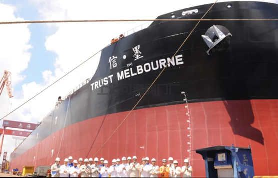 外高橋造船一號船塢完成2021年度第四批次出塢(圖2)