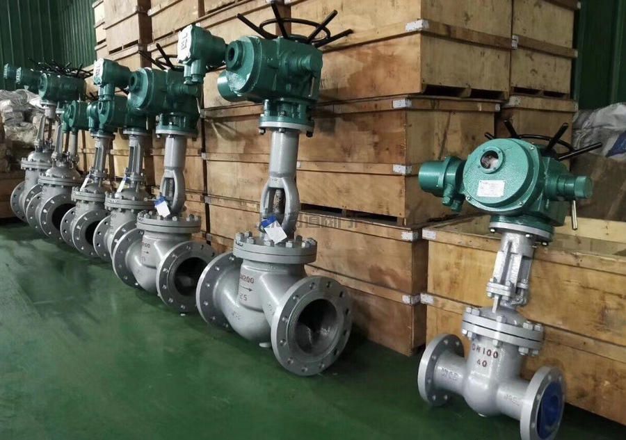 防爆電動(dòng)閘閥防爆等級BT4/電壓380V/尺寸圖片說明書1