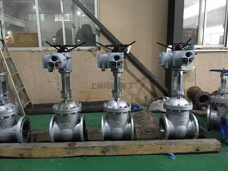 防爆電動(dòng)閘閥防爆等級BT4/電壓380V/尺寸圖片說明書2