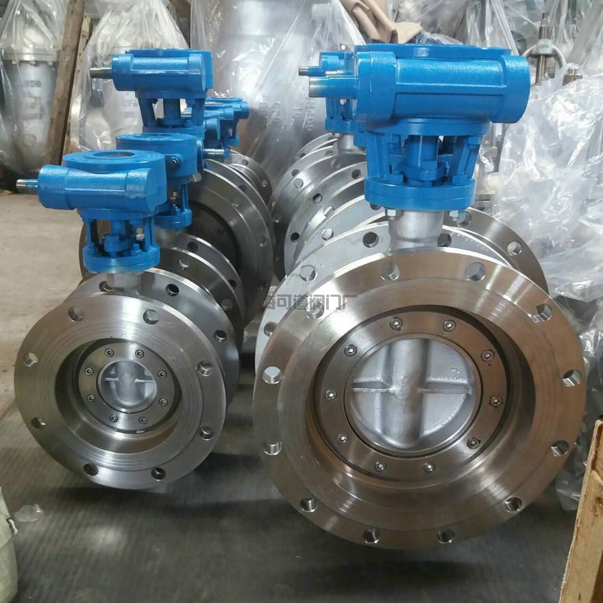 雙偏心蝶閥結構尺寸型號D343H/D373H(圖1)