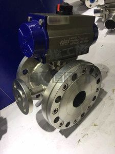 QB641F氣動保溫球閥實物圖