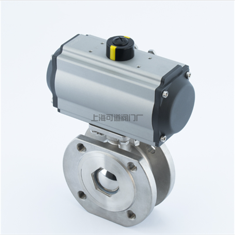 Q671F 氣動(dòng)對夾式球閥2