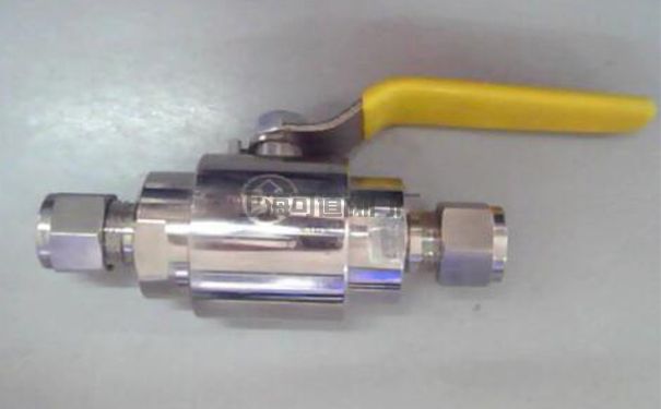 氣源球閥,不銹鋼氣源球閥,卡套式氣源球閥實物圖